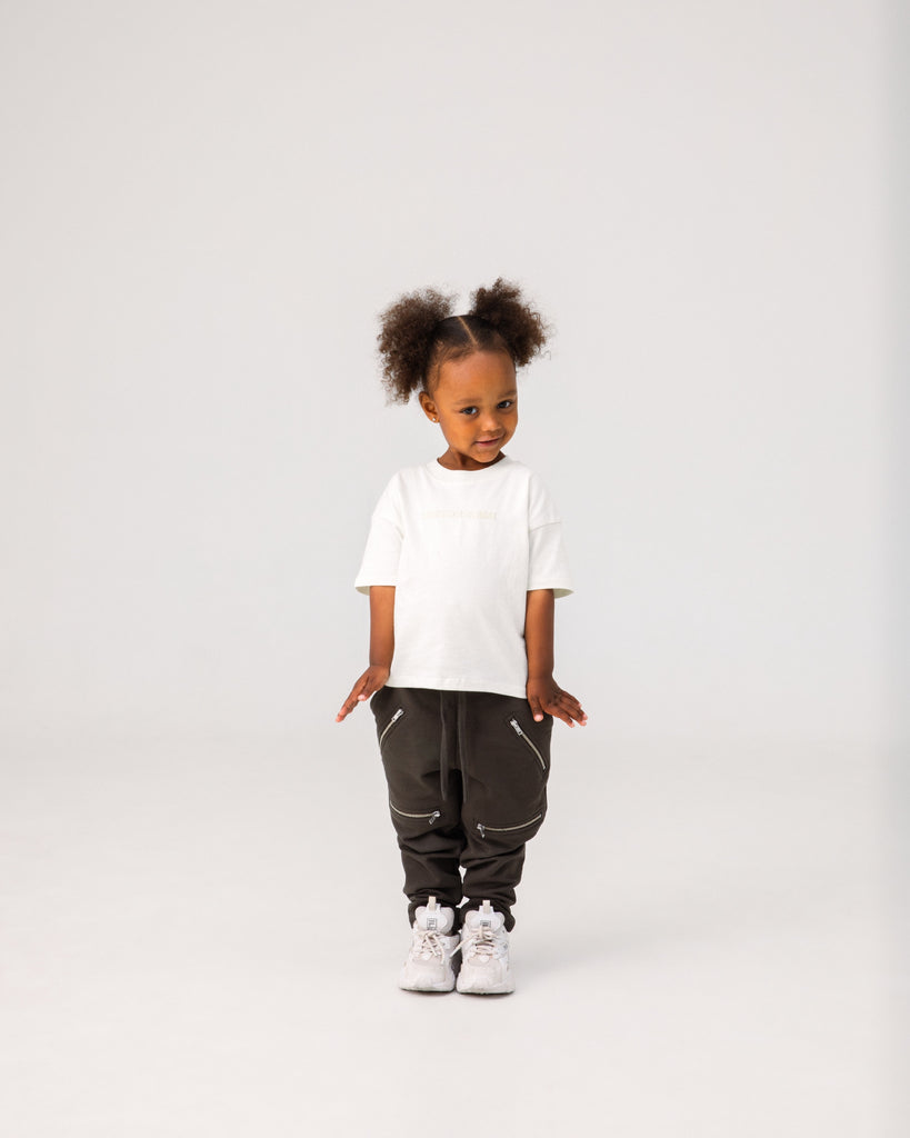 Kids' white T-shirt