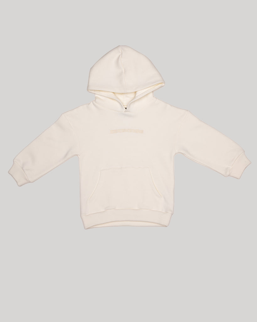 Kids' beige hoodie